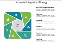 Horizontal integration strategy ppt powerpoint presentation summary gallery cpb