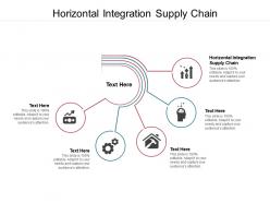 Horizontal integration supply chain ppt powerpoint presentation styles brochure cpb
