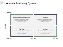 Horizontal marketing system ppt powerpoint presentation inspiration background cpb