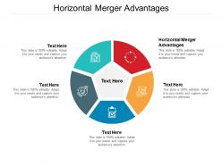 Horizontal merger advantages ppt powerpoint presentation layouts example introduction cpb