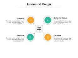 Horizontal merger ppt powerpoint presentation outline infographic template cpb