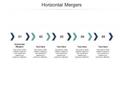 Horizontal mergers ppt powerpoint presentation icon background image cpb