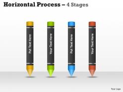 Horizontal process 4 stages template 8