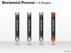 Horizontal process 4 stages template 8