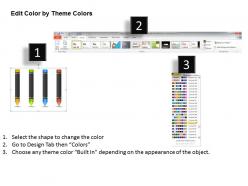 Horizontal process 4 stages template 8