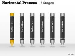 Horizontal process 6 stages ppt 4