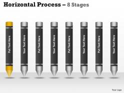 Horizontal process 8 stages ppt diagrams 4