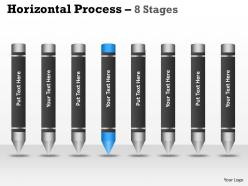 Horizontal process 8 stages ppt diagrams 4