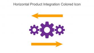 Horizontal Product Integration Colored Icon In Powerpoint Pptx Png And Editable Eps Format