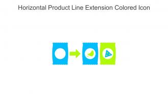 Horizontal Product Line Extension Colored Icon In Powerpoint Pptx Png And Editable Eps Format