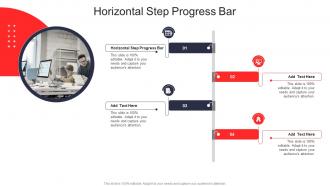 Horizontal Step Progress Bar In Powerpoint And Google Slides Cpb