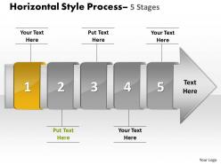 Horizontal style 5 stages 6