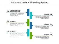 Horizontal vertical marketing system ppt powerpoint presentation gallery clipart cpb