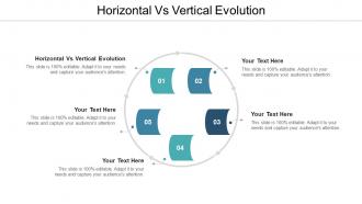 Horizontal vs vertical evolution ppt powerpoint presentation icon inspiration cpb