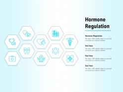 Hormone regulation ppt powerpoint presentation summary example