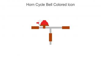 Horn Cycle Bell Colored Icon In Powerpoint Pptx Png And Editable Eps Format
