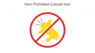 Horn Prohibited Colored Icon In Powerpoint Pptx Png And Editable Eps Format