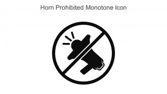 Horn Prohibited Monotone Icon In Powerpoint Pptx Png And Editable Eps Format