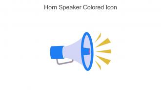 Horn Speaker Colored Icon In Powerpoint Pptx Png And Editable Eps Format