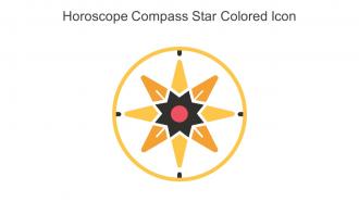 Horoscope Compass Star Colored Icon In Powerpoint Pptx Png And Editable Eps Format