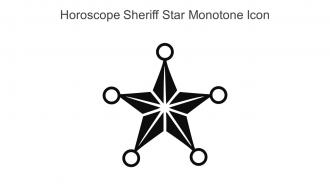 Horoscope Sheriff Star Monotone Icon In Powerpoint Pptx Png And Editable Eps Format