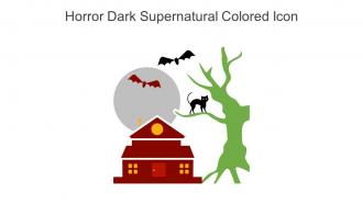 Horror Dark Supernatural Colored Icon In Powerpoint Pptx Png And Editable Eps Format