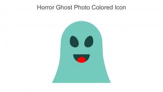Horror Ghost Photo Colored Icon In Powerpoint Pptx Png And Editable Eps Format