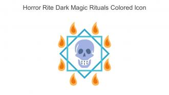 Horror Rite Dark Magic Rituals Colored Icon In Powerpoint Pptx Png And Editable Eps Format