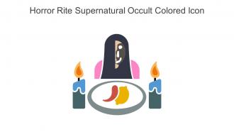 Horror Rite Supernatural Occult Colored Icon In Powerpoint Pptx Png And Editable Eps Format