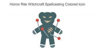 Horror Rite Witchcraft Spellcasting Colored Icon In Powerpoint Pptx Png And Editable Eps Format