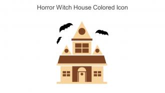Horror Witch House Colored Icon In Powerpoint Pptx Png And Editable Eps Format