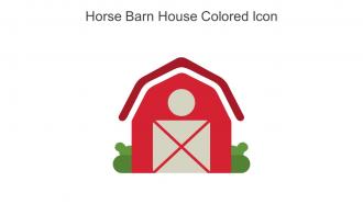 Horse Barn House Colored Icon In Powerpoint Pptx Png And Editable Eps Format