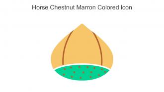 Horse Chestnut Marron Colored Icon In Powerpoint Pptx Png And Editable Eps Format