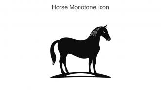 Horse Monotone Icon In Powerpoint Pptx Png And Editable Eps Format