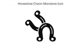 Horseshoe Charm Monotone Icon In Powerpoint Pptx Png And Editable Eps Format