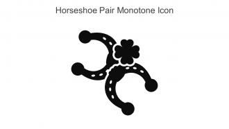 Horseshoe Pair Monotone Icon In Powerpoint Pptx Png And Editable Eps Format
