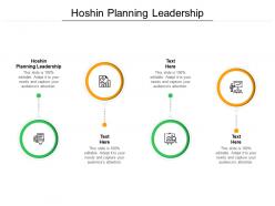 Hoshin planning leadership ppt powerpoint presentation file deck cpb