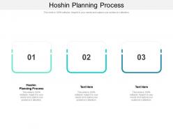 Hoshin planning process ppt powerpoint presentation ideas examples cpb