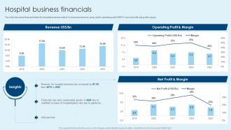 Hospital Business Financials Healthcare Company Financial Report
