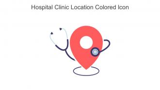 Hospital Clinic Location Colored Icon In Powerpoint Pptx Png And Editable Eps Format