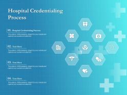 Hospital credentialing process ppt powerpoint presentation outline example file