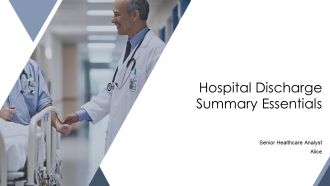 Hospital Discharge Summary Essentials PPT Outline AT