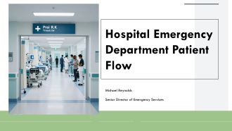 Hospital Emergency Department Patient Flow PPT Information VA