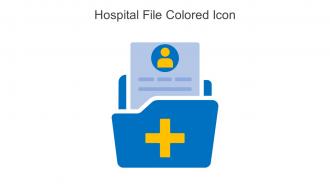 Hospital File Colored Icon In Powerpoint Pptx Png And Editable Eps Format