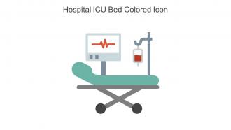 Hospital ICU Bed Colored Icon In Powerpoint Pptx Png And Editable Eps Format