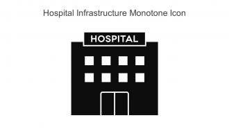 Hospital Infrastructure Monotone Icon In Powerpoint Pptx Png And Editable Eps Format