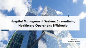 Hospital Management System Streamlining Healthcare Operations Efficiently PPT Example AT