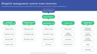 Hospital Management System Team Structure Online And Offline Marketing Plan For Hospitals
