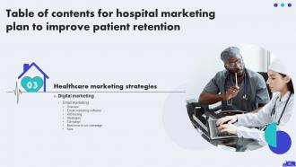 Hospital Marketing Plan To Improve Patient Retention Powerpoint Presentation Slides Strategy CD V Ideas Best
