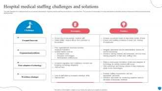 Hospital Medical Staffing Challenges And Solutions